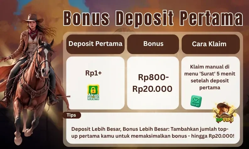 Bonus Deposit Pertama
